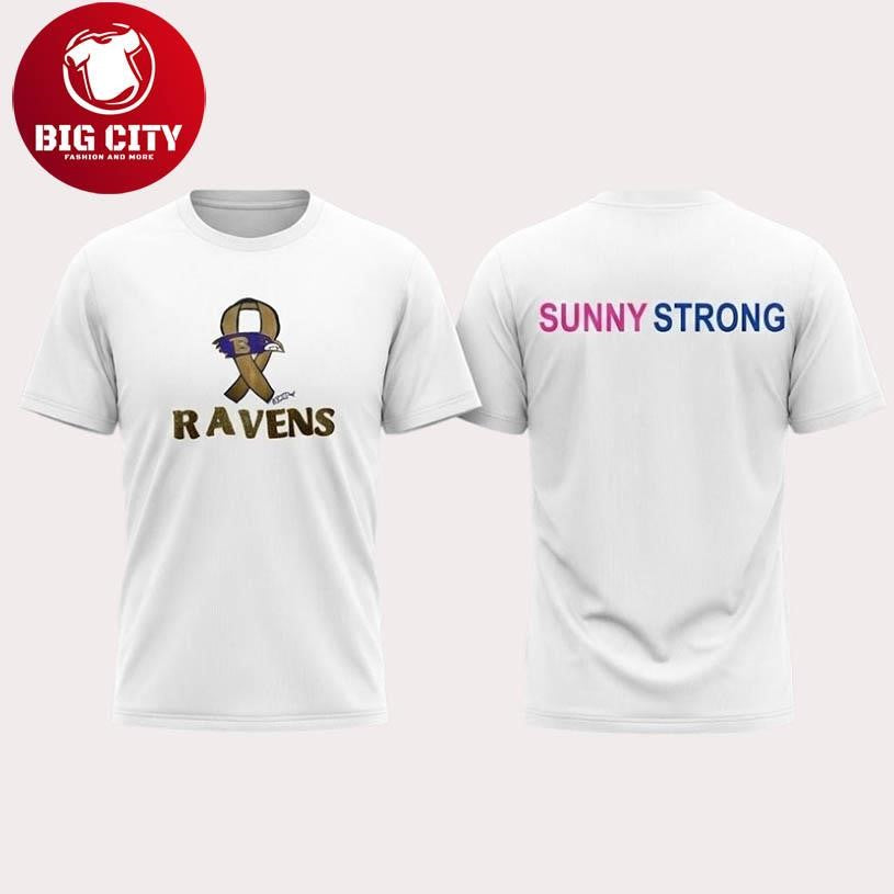 Ravens Sunny Strong 2026 New Two Sided Shirt