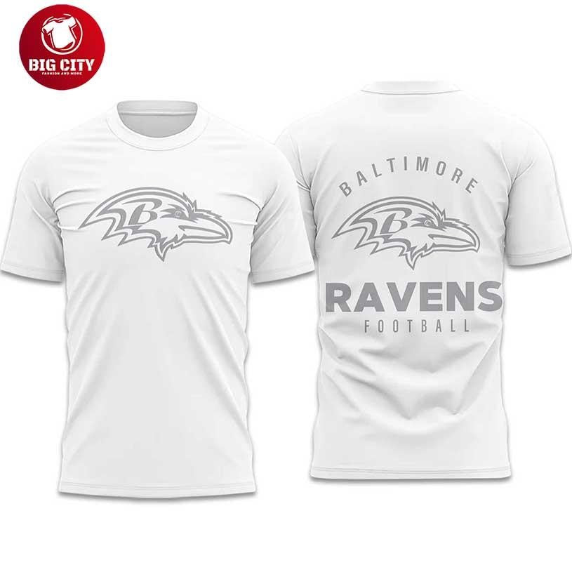 Ravens White Out 2026 Two Sided Shirt