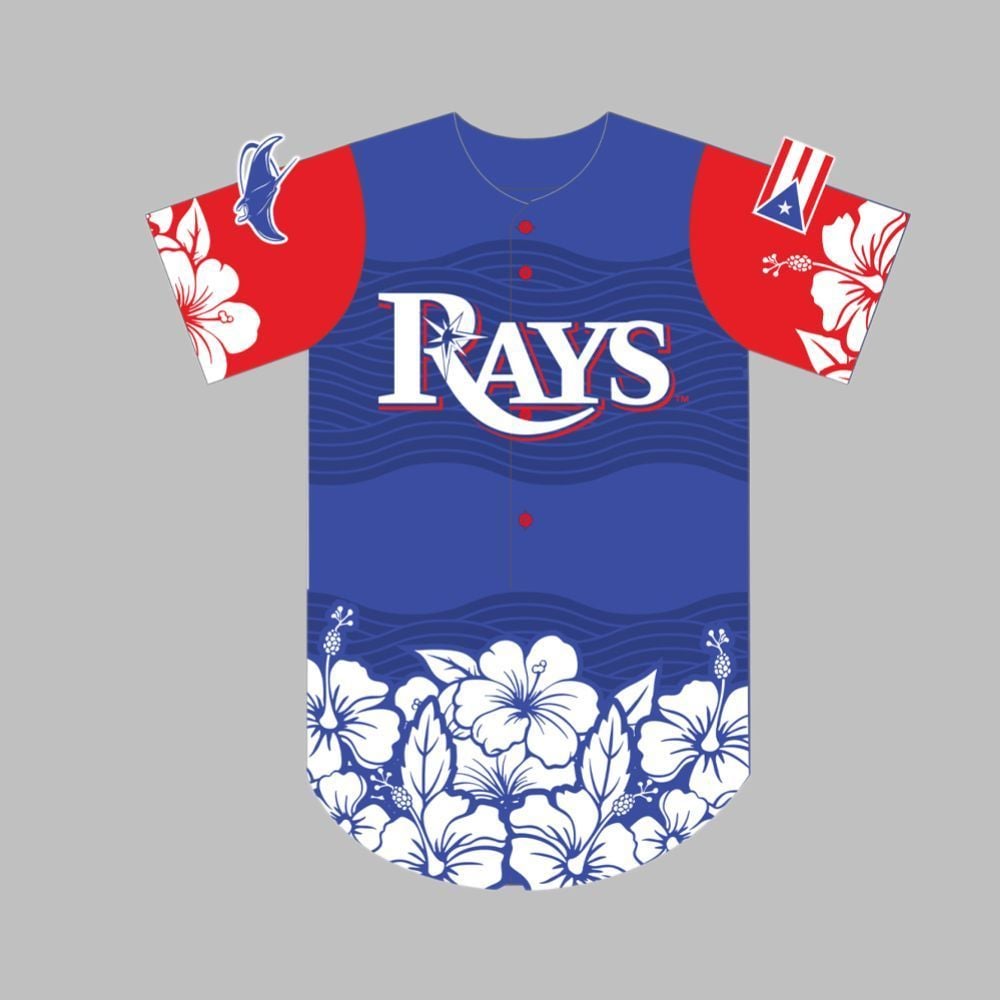 Rays Puerto Rican Heritage Jersey 2025 Giveaway - Grishko.com T-Shirts, Hoodie, Sweatshirt | WearSparks.com (Image 2)
