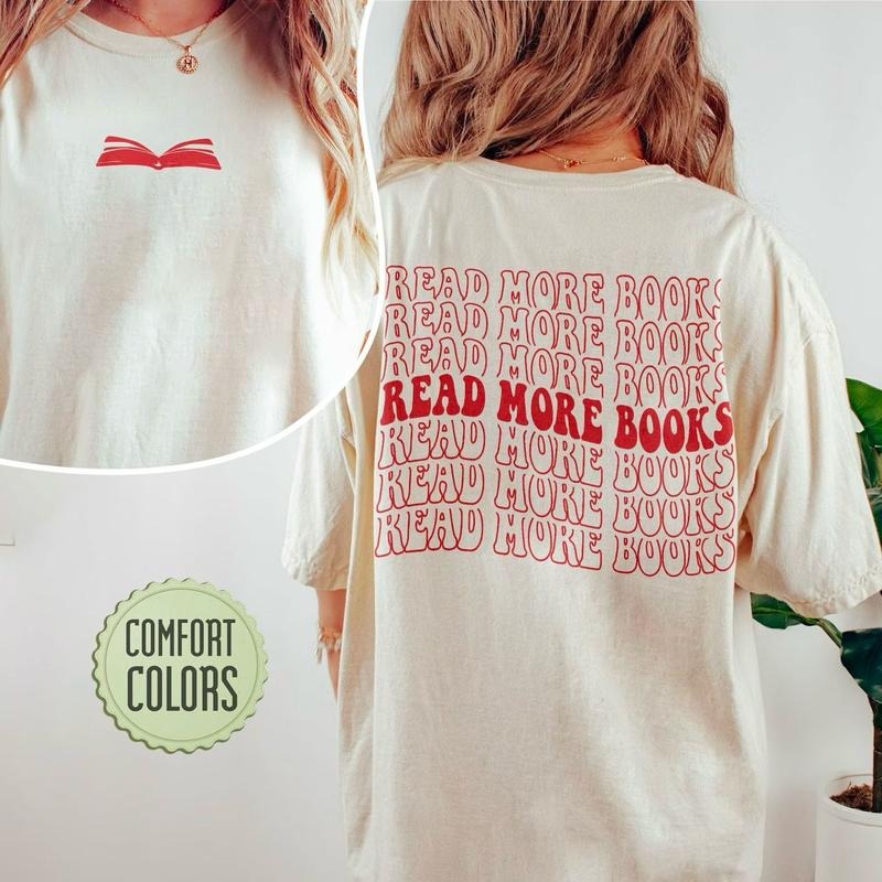 Read More Books Shirt, Book Lover Shirt, Book Shirts, Funny Reading Tee, Booktok Sweatshirt, Bookish Shirt, Book Nerd...