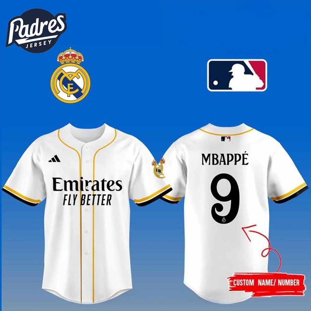 Real Madrid x MLB Club World Cup Baseball Jersey 2025 - Padres Jersey Oasis: Elevate Your Baseball Style Game T-Shirts,...