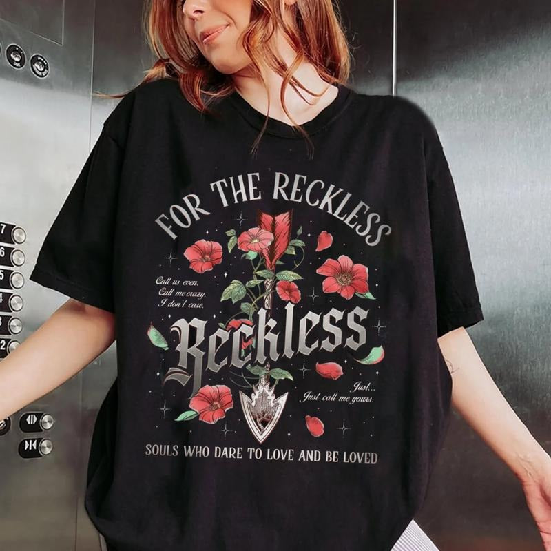Reckless Lauren Roberts Bookish T-Shirt, Powerless Series Tee Shirt, Kai And Paedyn Fan Merch, Romantasy Sweatshirt, Gift...