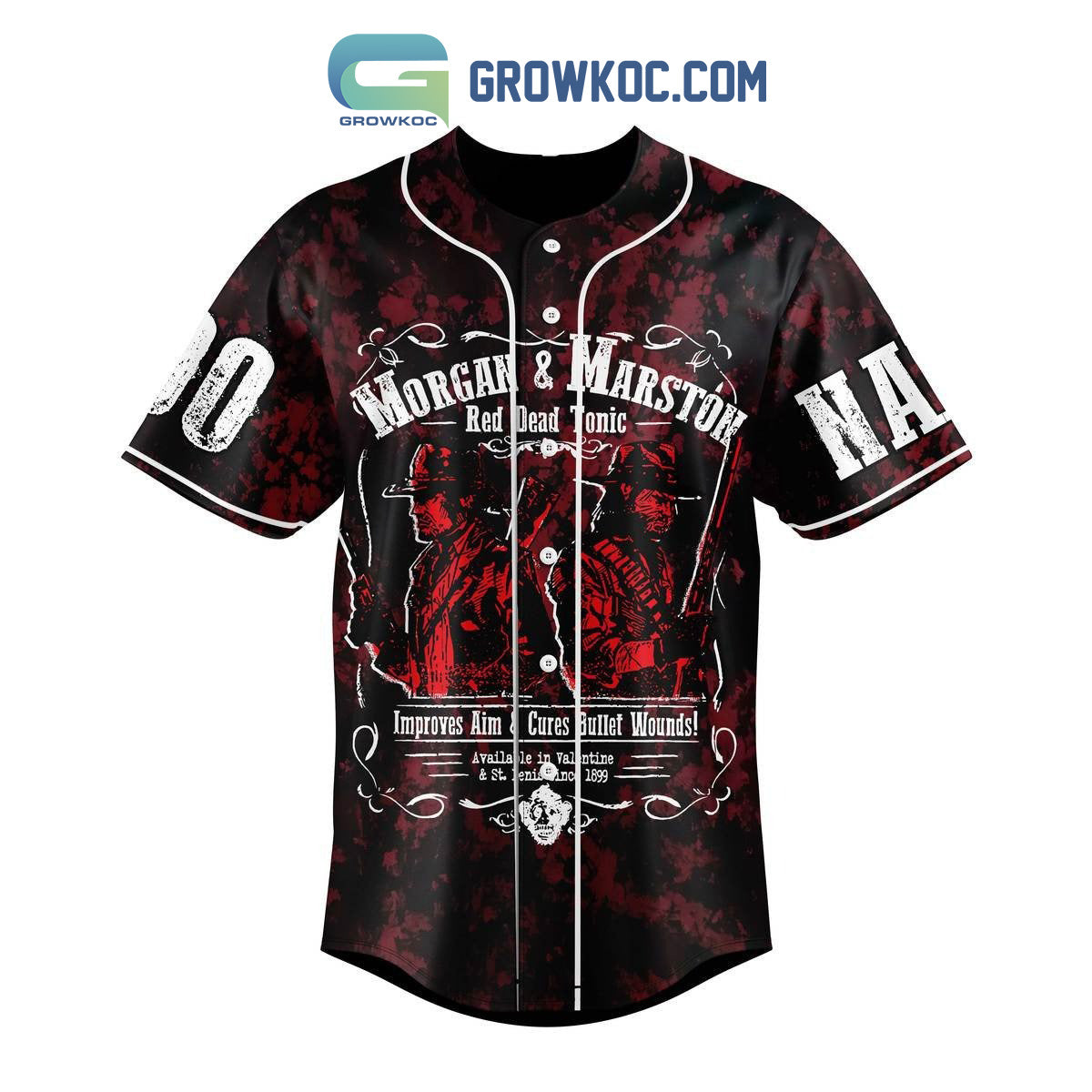 Red Dead Redemption II Morgan & Marston Personalized Baseball Jersey