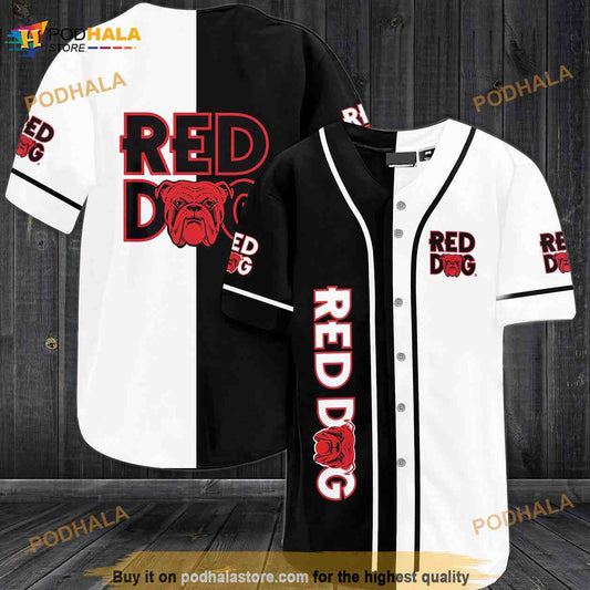 Red Dog Beer 3D Baseball Jersey