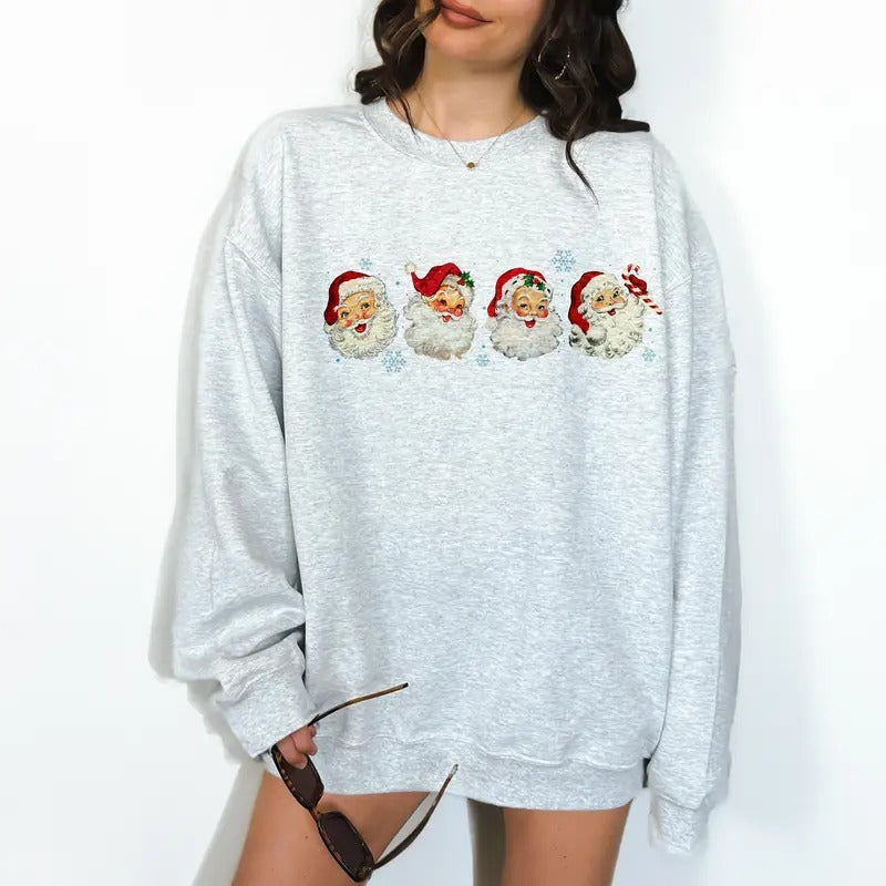 Red Santa Cluster - Unisex Crewneck Sweatshirt