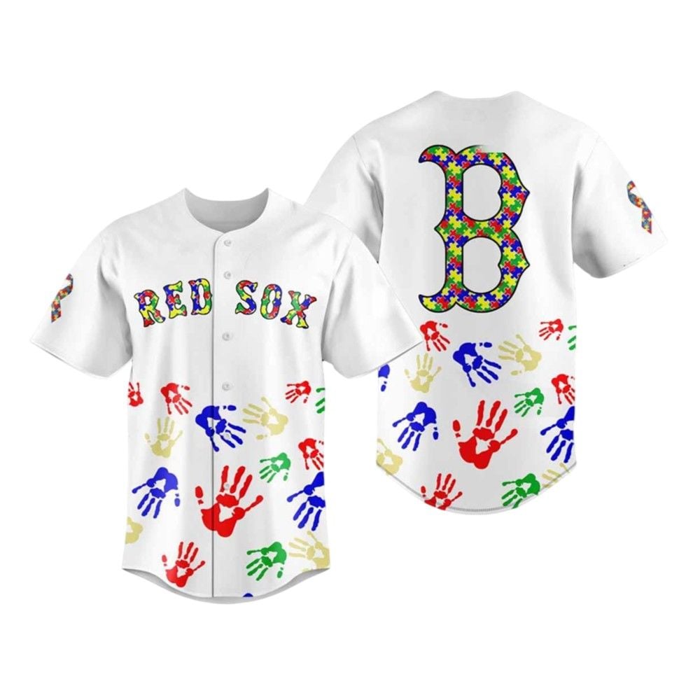 Red Sox Autism Awareness 2025 Baseball Jersey - Grishko.com T-Shirts, Hoodie, Sweatshirt | WearSparks.com (Image 2)