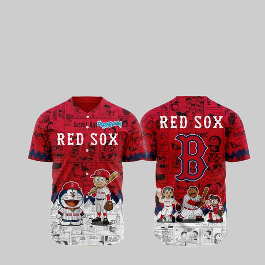 Red Sox Doraemon Jersey 2025 - Grishko.com T-Shirts, Hoodie, Sweatshirt | WearSparks.com