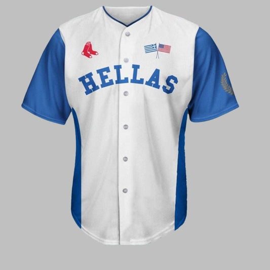 Red Sox Greek American Celebration Jersey 2025 Giveaway - Grishko.com T-Shirts, Hoodie, Sweatshirt | WearSparks.com (Image 1)