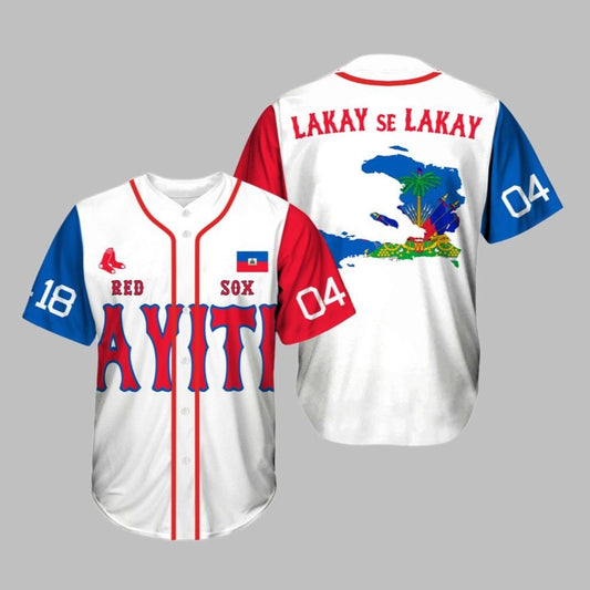Red Sox Haitian Celebration Jersey 2025 Giveaway - Grishko.com T-Shirts, Hoodie, Sweatshirt | WearSparks.com (Image 1)