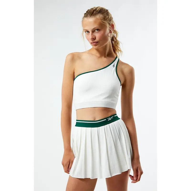 Reebok Women's Cl Q2 Cs Asymmetrical Bralette T-Shirts, Hoodie, Sweatshirt | WearSparks.com