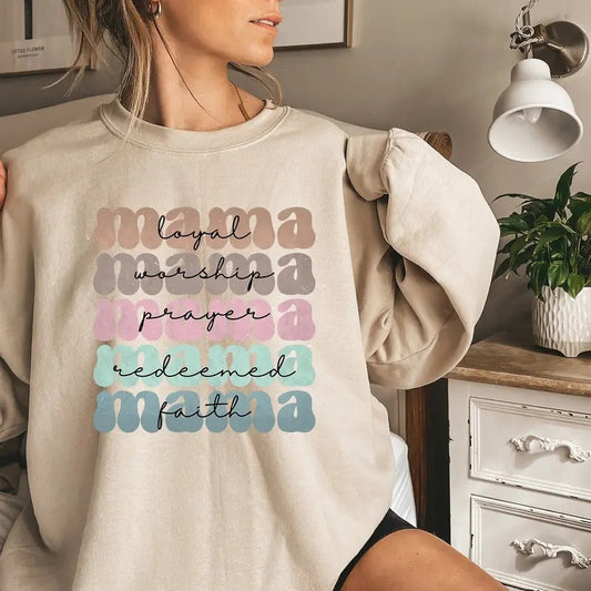 Religious Mama Sweatshirtchristian Mom Sweaterhomeschool Sweaterbible Verse T-shirtmotherhood Is My Ministry...