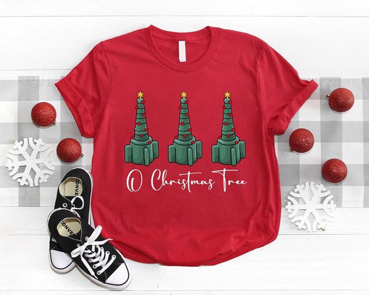 Respiratory Therapist Christmas Shirt, Oxygen Christmas Tree T-Shirt, Nurse Gift X-mas Party Tee, Funny Holiday Nursing...
