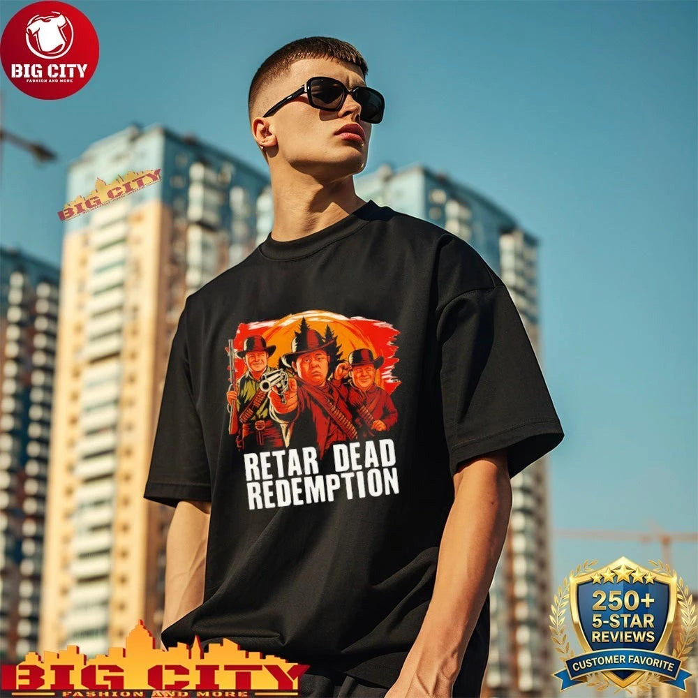 Retar Dead Redemption Down Syndrome Red Dead Redemption Parody shirt