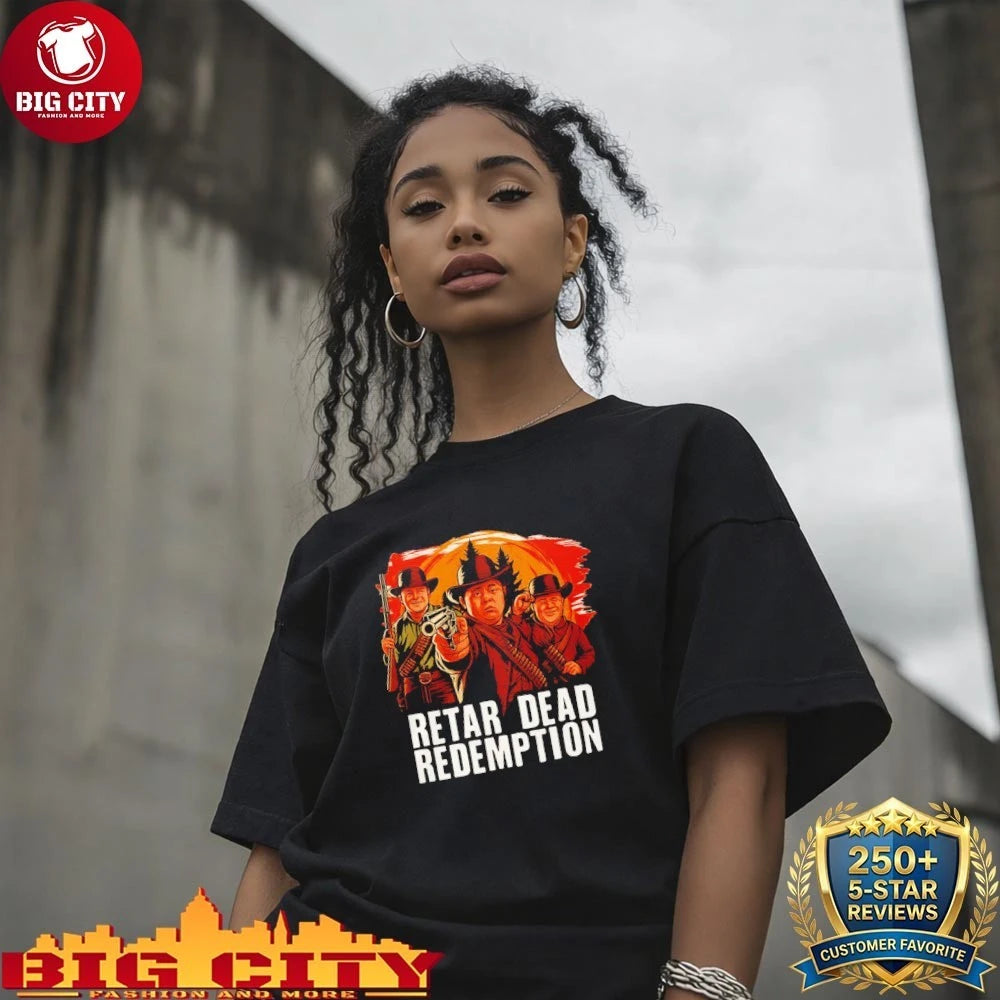 Retar Dead Redemption Down Syndrome Red Dead Redemption Parody shirt