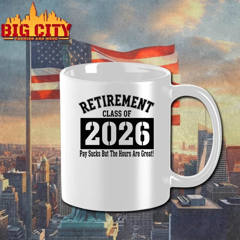 Retirement Class Of 2026 Pay sucks but the hours are great shirt
