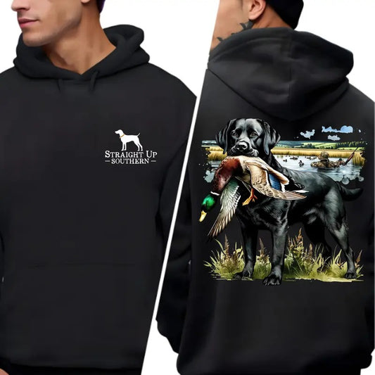 Retriever and Duck Straight Up Southern T-shirt Sweatshirt Hoodie