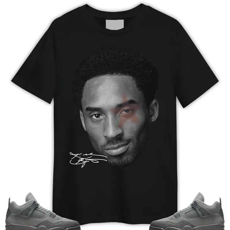 Retro 4 Wet Cement Unisex Iconic Shirt Kobeee Star Big Face Graphic Tee Ideal Shirt To Match Sneaker Hoodie, Sweatshirt