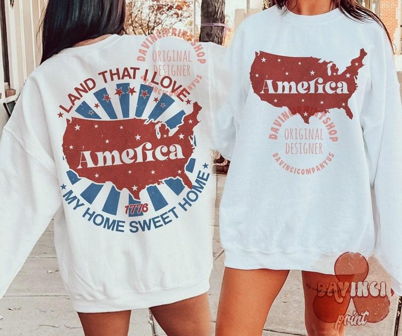 Retro 4th Of July , America , 4th Of July , 4th Of July T-Shirts, Hoodie, Sweatshirt | WearSparks.com