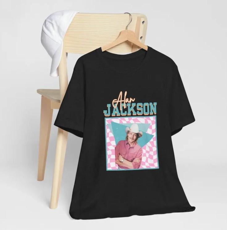 Retro Alan Jackson Unisex Tee, Perfect for Country Music Fans shirt Hoodie, Sweatshirt | WearSparks.com