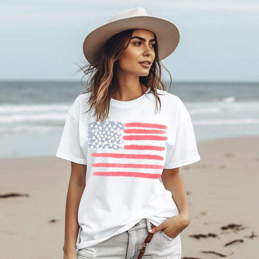 Retro America Shirt, American Flag, 4th Of July Shirt, Fourth Of July, Patriotic USA Gift, Women's Graphic Tee Hoodie,...