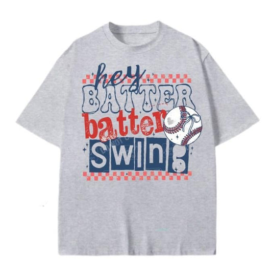 Retro Baseball Batter Batter Swing tshirt Baseball Saying tshirt Game Day Baseball Coquette Bow tshirt Retro Quote Funny...