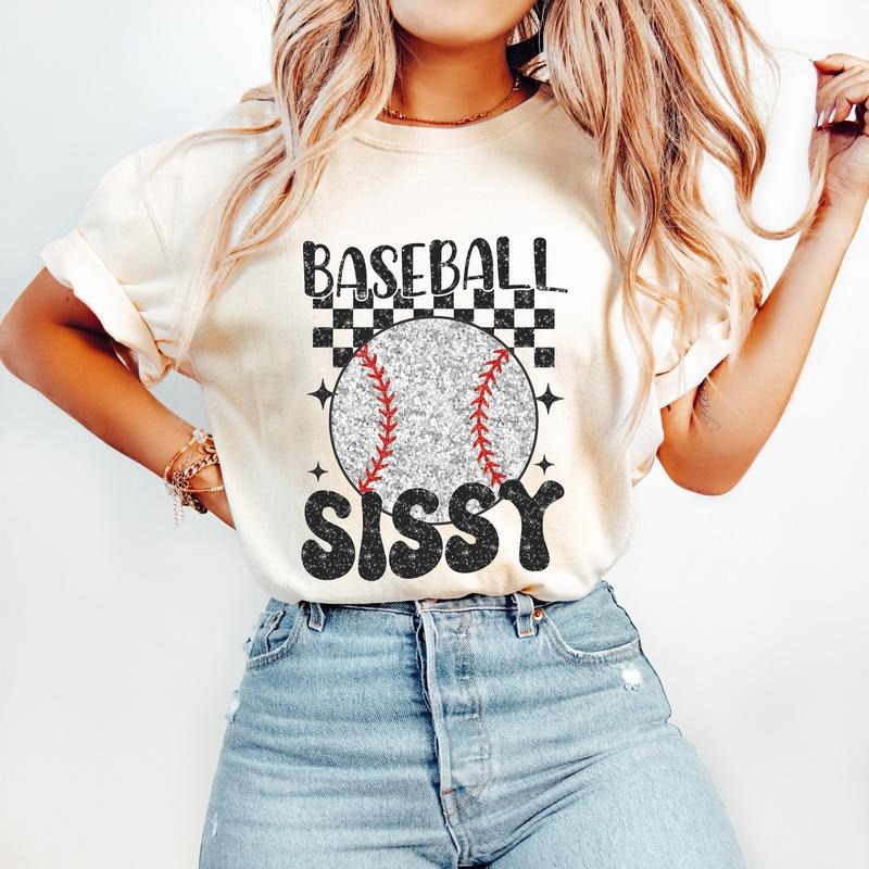 Retro Baseball Sister T-Shirt, Baseball T-Shirt, Sports T-Shirt, Baseball Sissy T-Shirt Hoodie, Sweatshirt | WearSparks.com