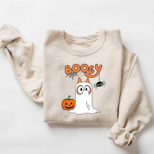 Retro Booey Halloween sweatshirt, Trendy Halloween shirt, Boo shirt, Halloween shirt, Halloween toddler shirt, spooky...