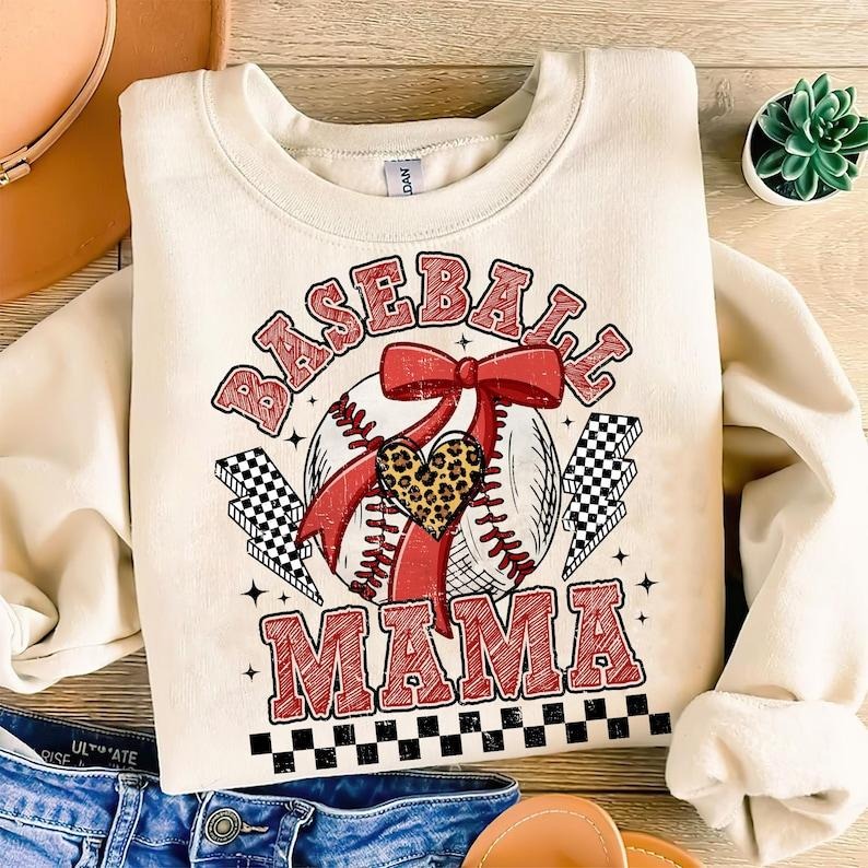 Retro Checkered Baseball Mama Coquette , Game Day Baseball , Baseball Mom , Baseball Coquette Shirt , Baseball...