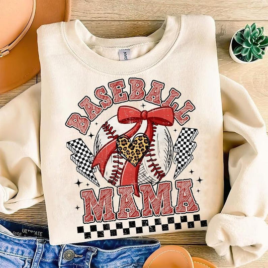 Retro Checkered Baseball Mama Coquette , Game Day Baseball , Baseball Mom , Baseball Coquette Shirt , Baseball...