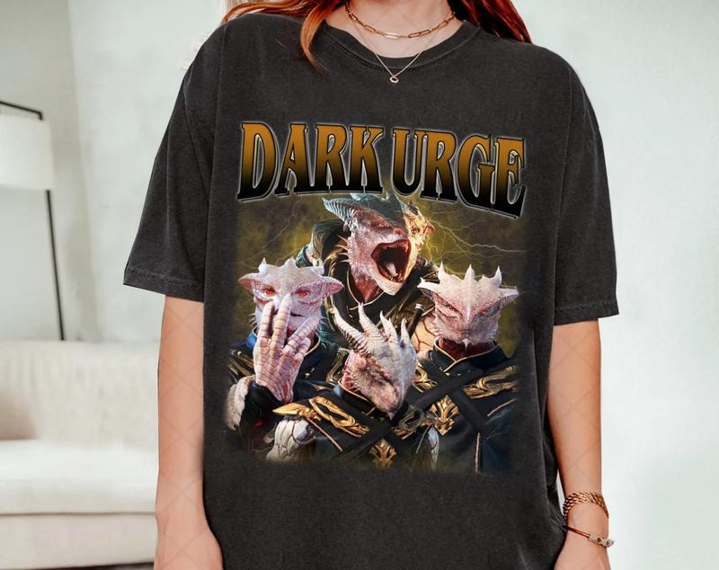 Retro Dark Urge Baldurs Gate 3 Shirt,  Dark Urge Retro Shirt, Baldurs Gate 3 Merch, Gamer Shirt, Birthday Gifts Cotton...