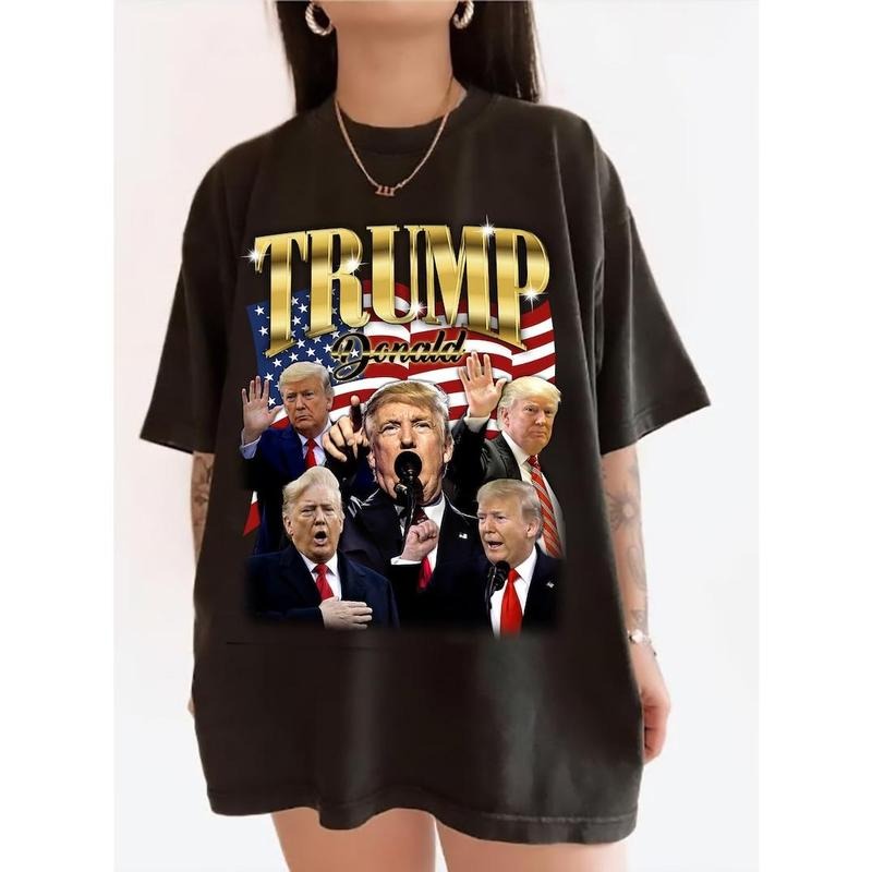 Retro Donald Trump Shirt -Donald Trump Homage Tshirt,Donald Trump Fan Tees,Donald Trump Retro 90s  sweater Hoodie, Sweatshirt