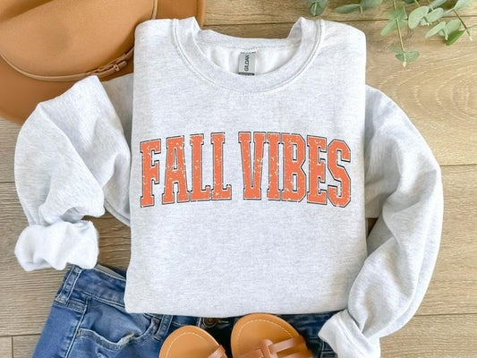 Retro Fall Vibes Sweatshirt, Cozy Fall Sweatshirt, Lovely Fall Tshirt, Cute Fall Vibes Crewneck Sweater, Women Fall Gift,...