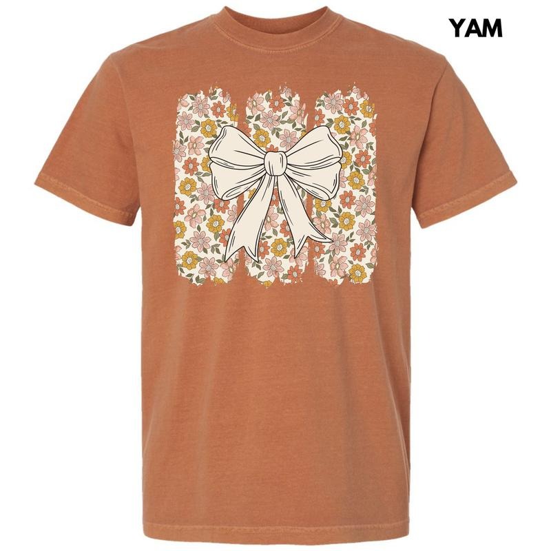 Retro Flower Bow Colors T-Shirt 'NLB' Hoodie, Sweatshirt | WearSparks.com