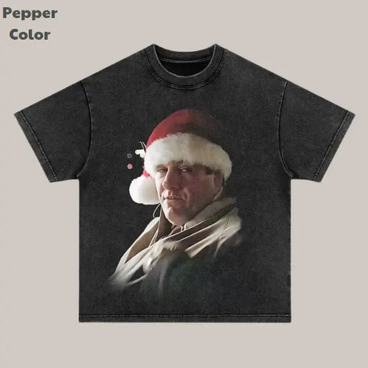 Retro Funny Vintage Tee, Tony Soprano Christmas T-Shirt, Movie Graphic Tee, Unisex Meme Cringe Funny Dumb Shirt, Menswear...