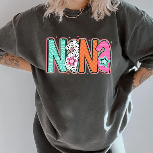 Retro Gigi Nana MiMi Shirt ~ Unisex Apparel Relaxed Fit Printed In The USA Clothing Womenswear Casual Comfort Cotton Top...