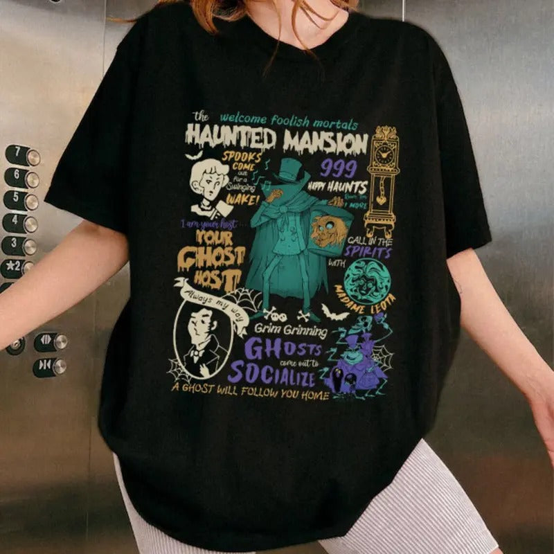 Retro Haunted Mansion Shirt Hoodie, Sweatshirt | WearSparks.com
