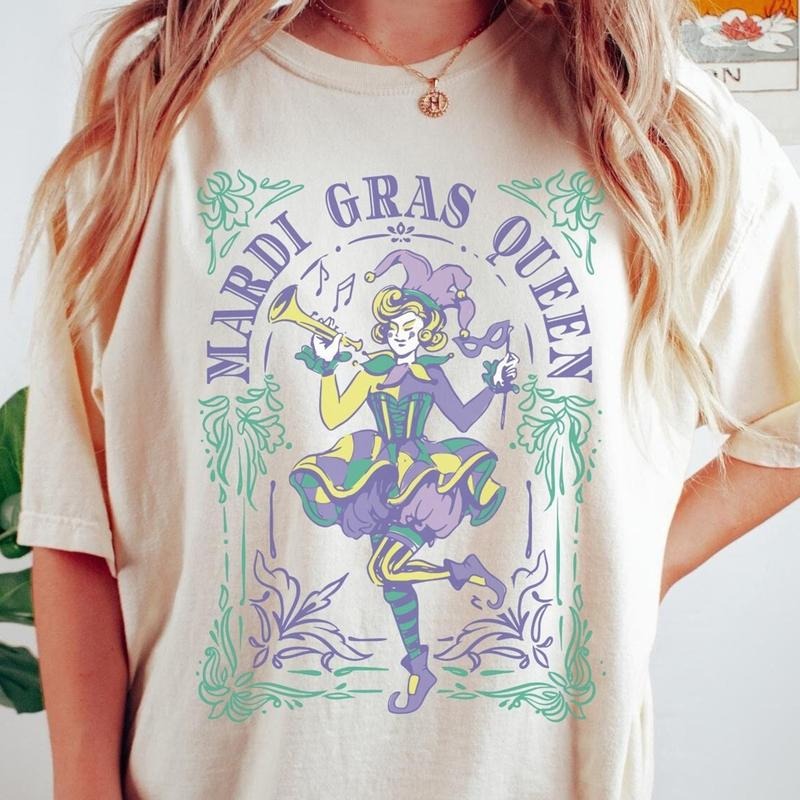Retro Mardi Gras Shirt, It's Mardi Gras Shirt, Women Mardi Gras Shirt, Mardi Gras Parade Gift, Louisiana Carnival Party...