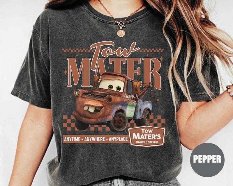 Retro Mc Que0n Cars Shirt, Cars Movie T-Shirt, Tow Mater Shirt, Piston Cup Champion Shirt, cars movie Number Shirt Casual...