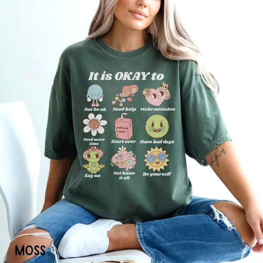 Retro Mental health t-shirt, Cute anxiety shirt, Mental health matters tee, Self care crewneck Hoodie, Sweatshirt