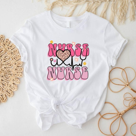 Retro Nurse T-Shirt, Nurse Team Shirt, Matching Nursing School Tee, New Nurse Birthday Gift, Nurse Appreciation Hoodie,...