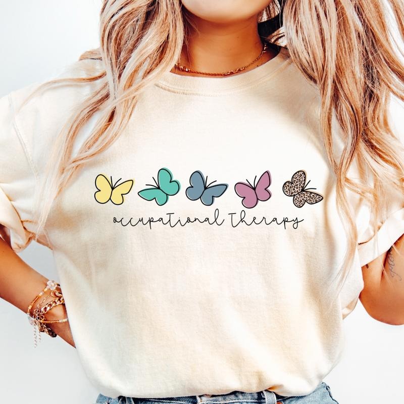 Retro Occupational Therapy Shirt, Cute OT Shirt, Special Education Shirt, Funny Therapist Shirt, Aesthetic Therapy Shirt,...