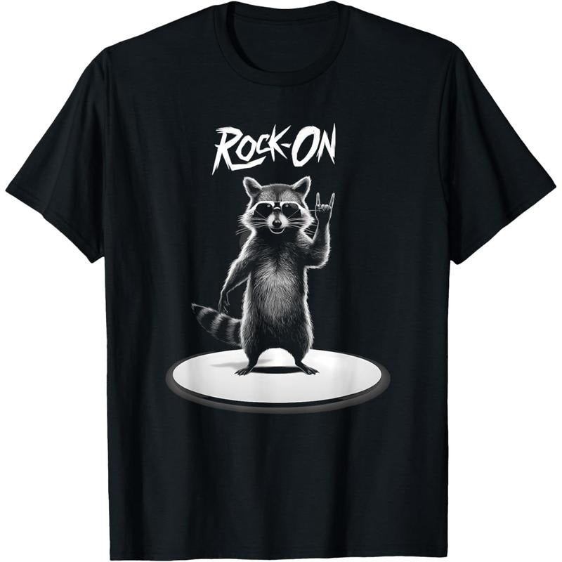 Retro Raccoon Rock Music Gift Men Kids Women Funny Raccoon T-Shirt made in us Hoodie, Sweatshirt | WearSparks.com