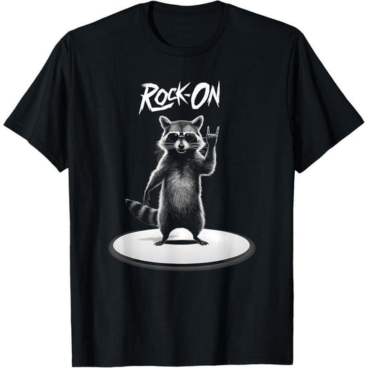 Retro Raccoon Rock Music Gift Men Kids Women Funny Raccoon T-Shirt made in us Hoodie, Sweatshirt | WearSparks.com