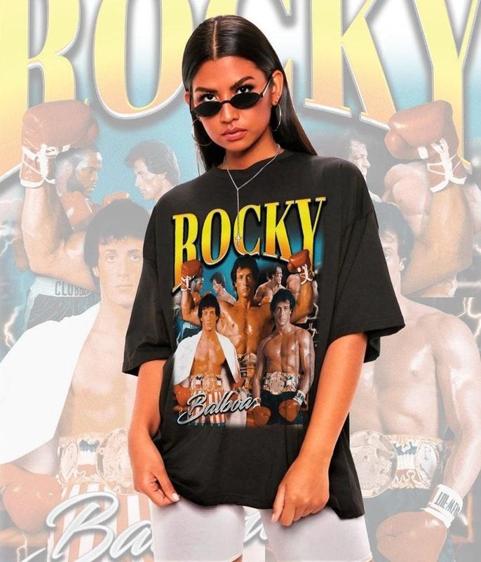 Retro Rocky Balboa Shirt -Rocky Balboa Tshirt,Rocky Balboa T-shirt Hoodie, Sweatshirt | WearSparks.com