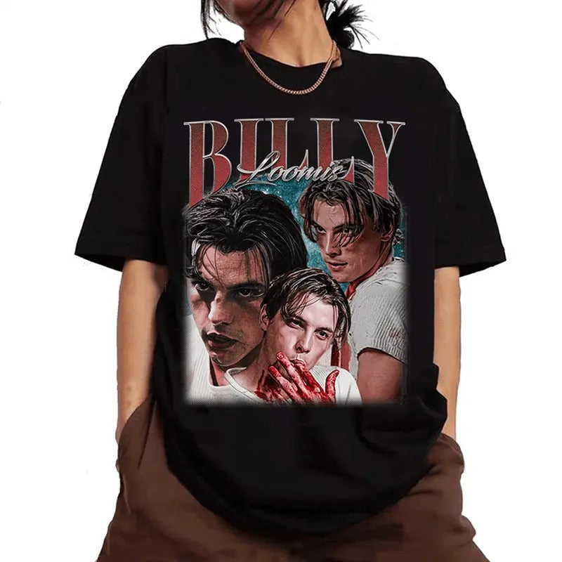 Retro Scream B1lly Loomis T-shirt, Let's Watch Scary Movie Shirt, Scary Horror Kill3r Fan T-Shirt, Halloween Gift for men...