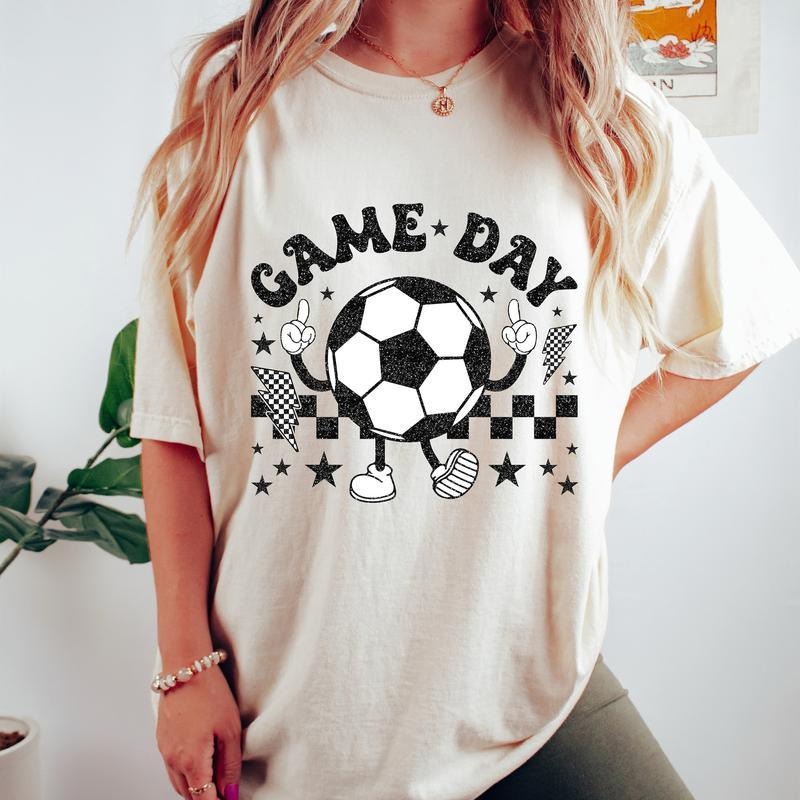 Retro Soccer Mama T-Shirt, Soccer T-Shirt, Sports T-Shirt, Soccer Mom T-Shirt, Game Day T-Shirt, tshirt hot trend 2025...