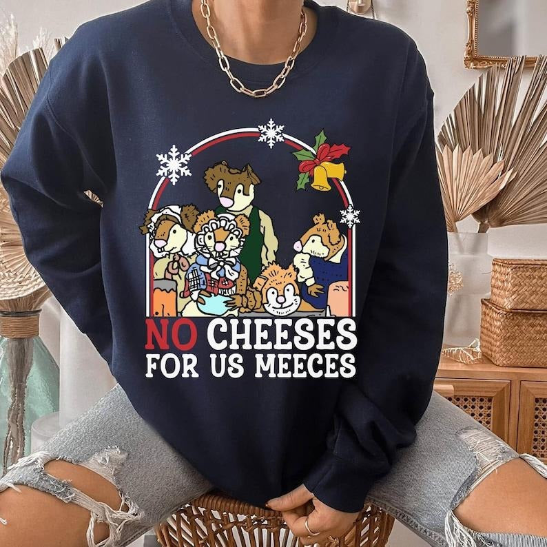 Retro The Muppet Christmas Carol Mice No Cheese For Us Meeces Sweatshirt, Christmas Shirt, Very Merry Christmas Party...