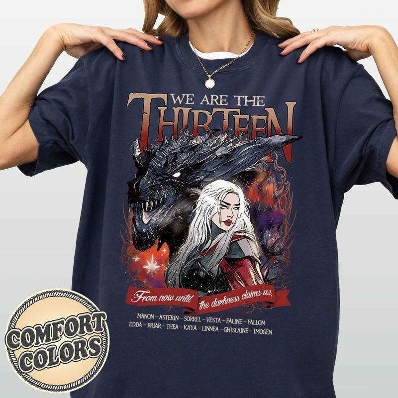 Retro The Thirteen Throne Of Glass Shirt, From Darkness Claims Us T-shirt, Bookish Gift, Fantastic Reader Hoodie Sweatshirt