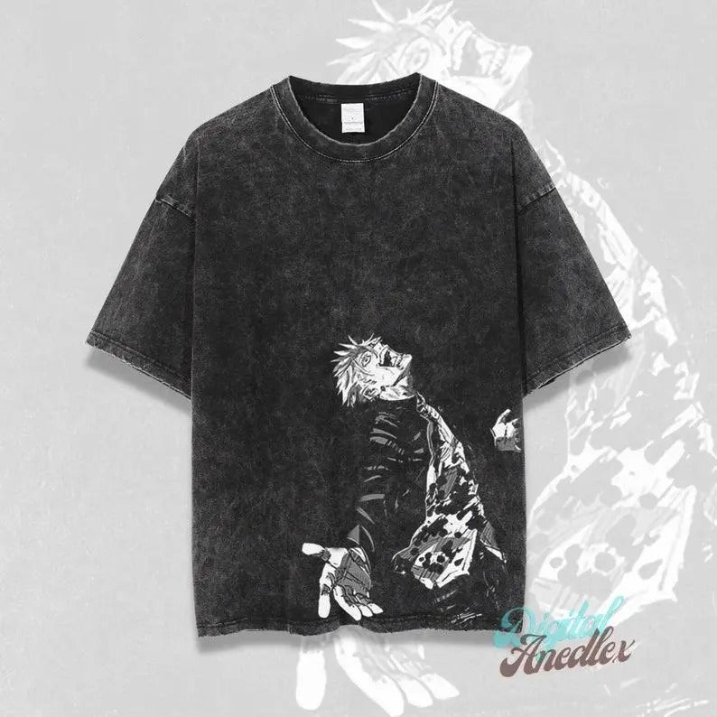 Retro Vintage Oversized T-Shirt, Streetwear Hip Hop Harajuku, Washed Tops, Doberman Dog Print Punk Rock Gothic Washed...
