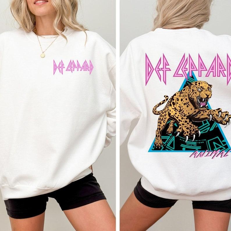 Retro rock band pullover, nostalgic rock and roll fan crewneck sweatshirt, live music tour clothing, concert apparel,...